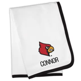 Personalized Louisville Cardinals Blanket