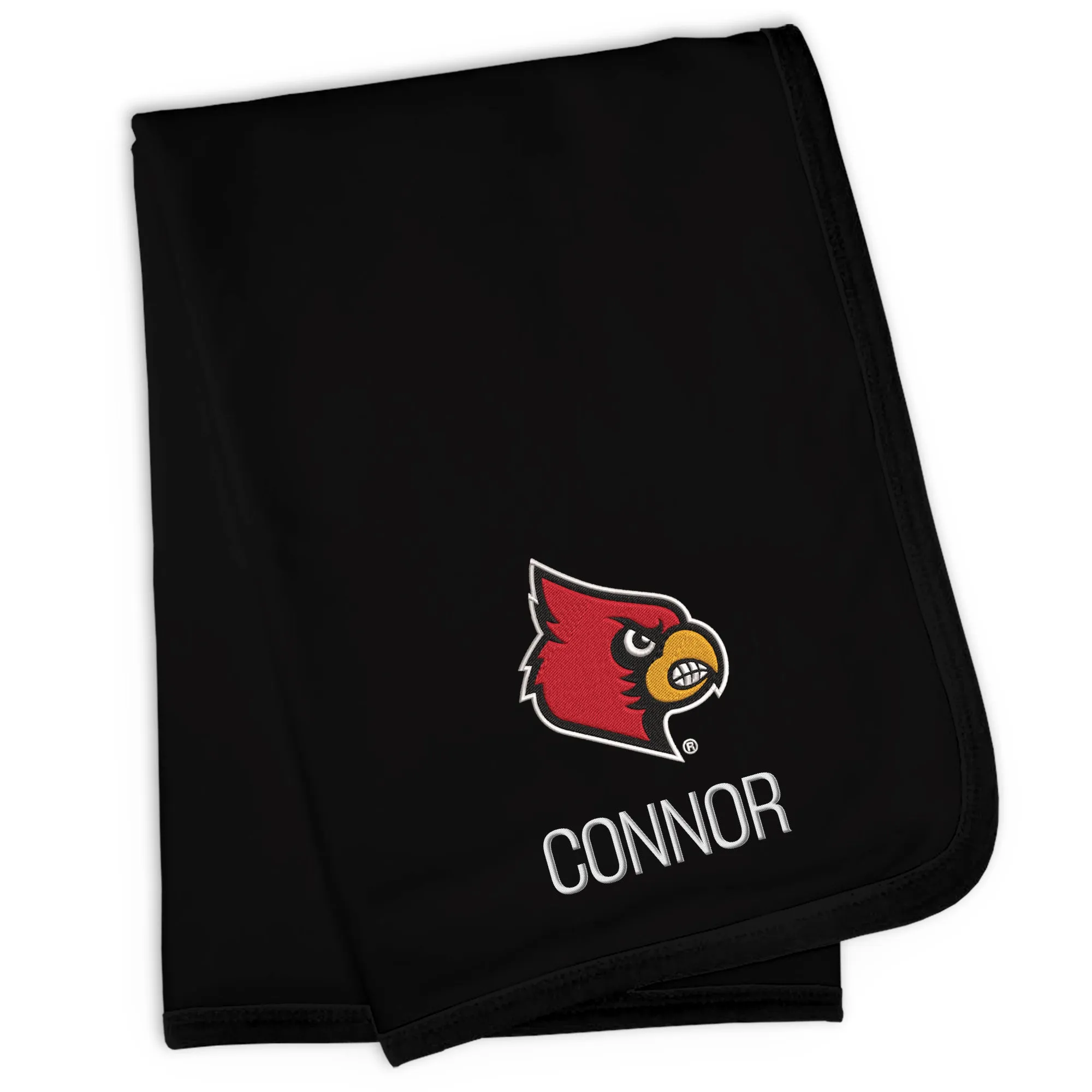 Personalized Louisville Cardinals Blanket