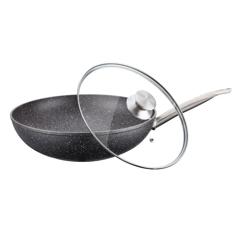 Peterhof PH-25351-34; Wok with lid, Aluminum&#8203; 34cm