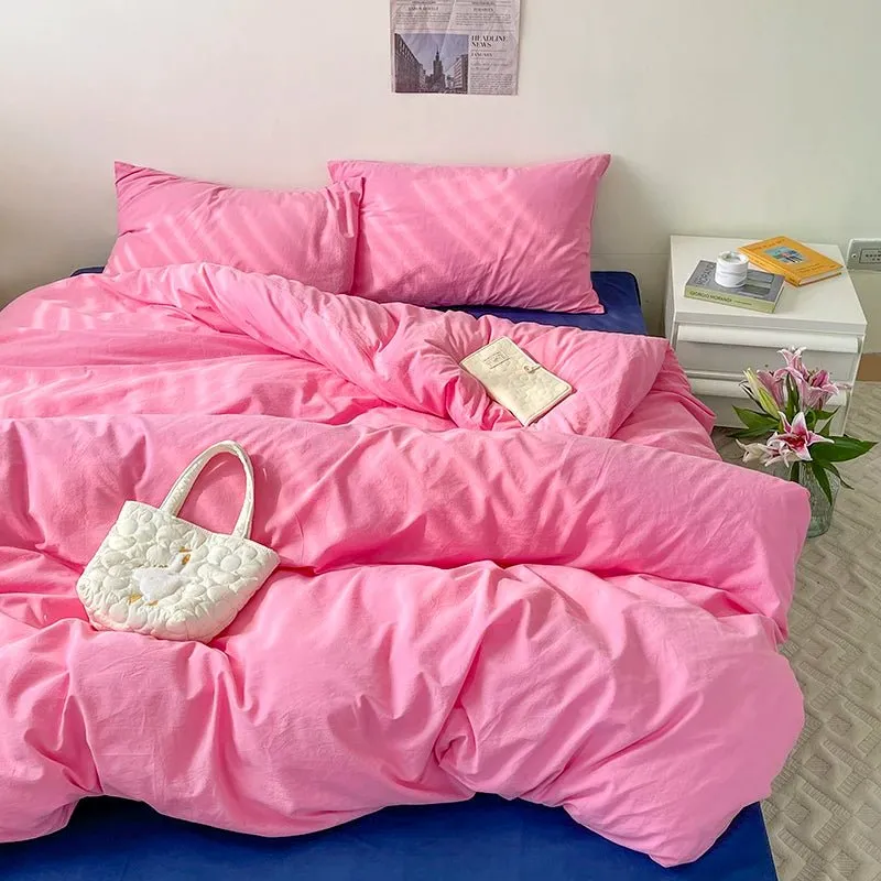 Pink Duvet Cover Set