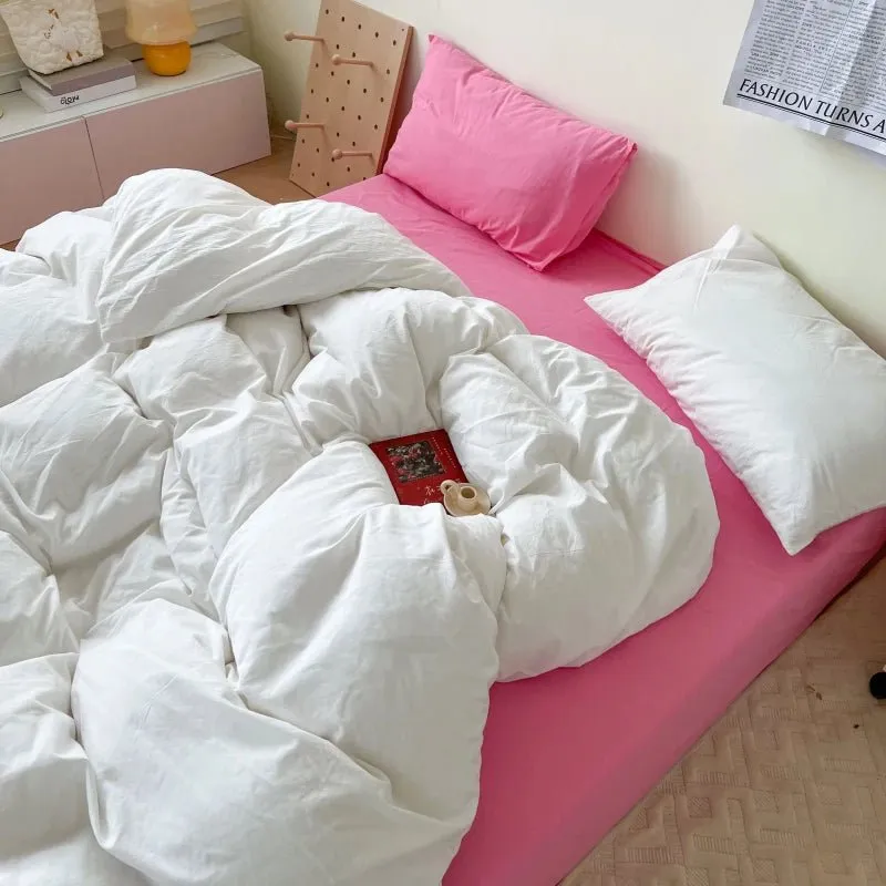 Pink Duvet Cover Set