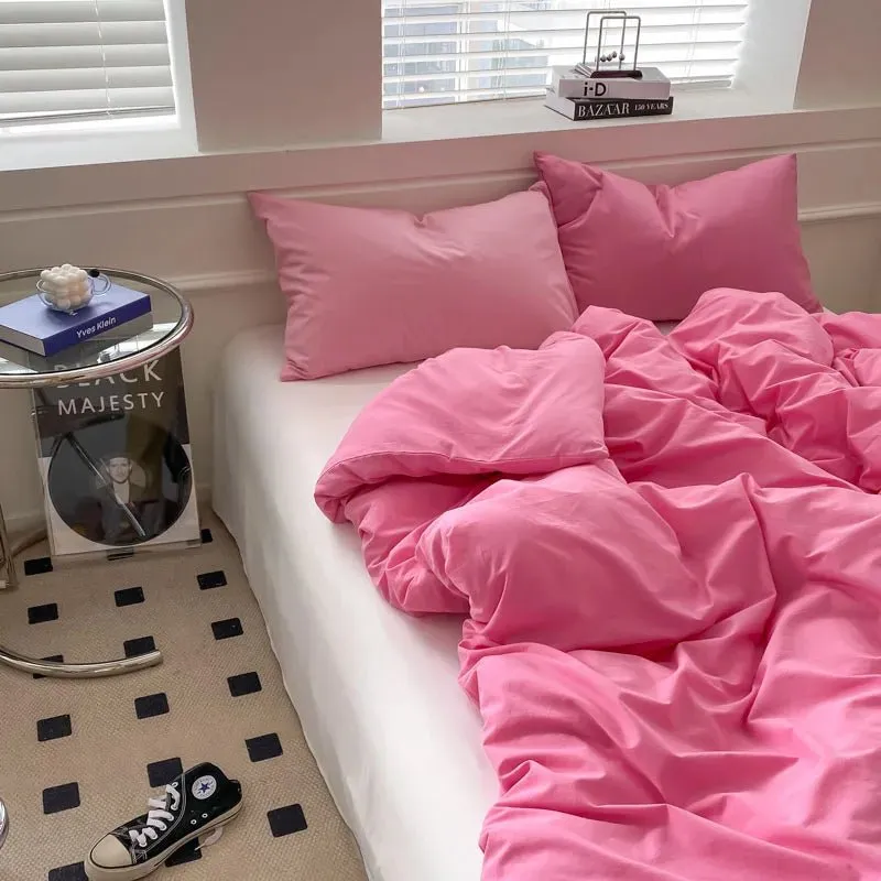 Pink Duvet Cover Set