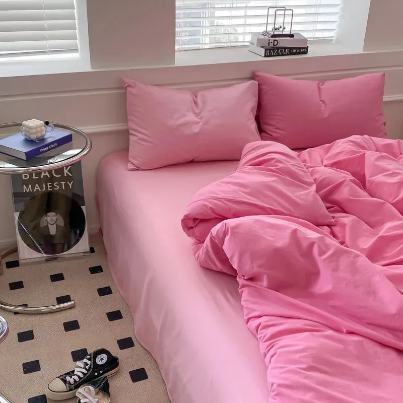 Pink Duvet Cover Set