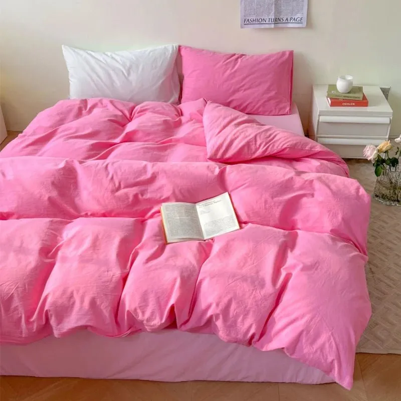 Pink Duvet Cover Set