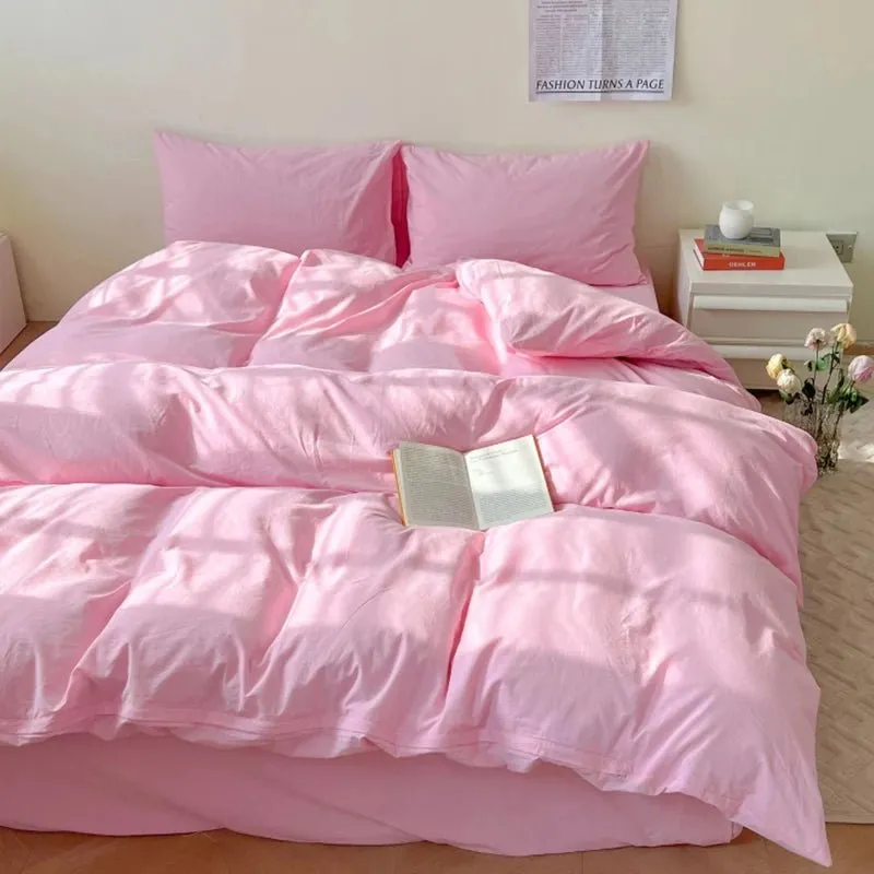 Pink Duvet Cover Set