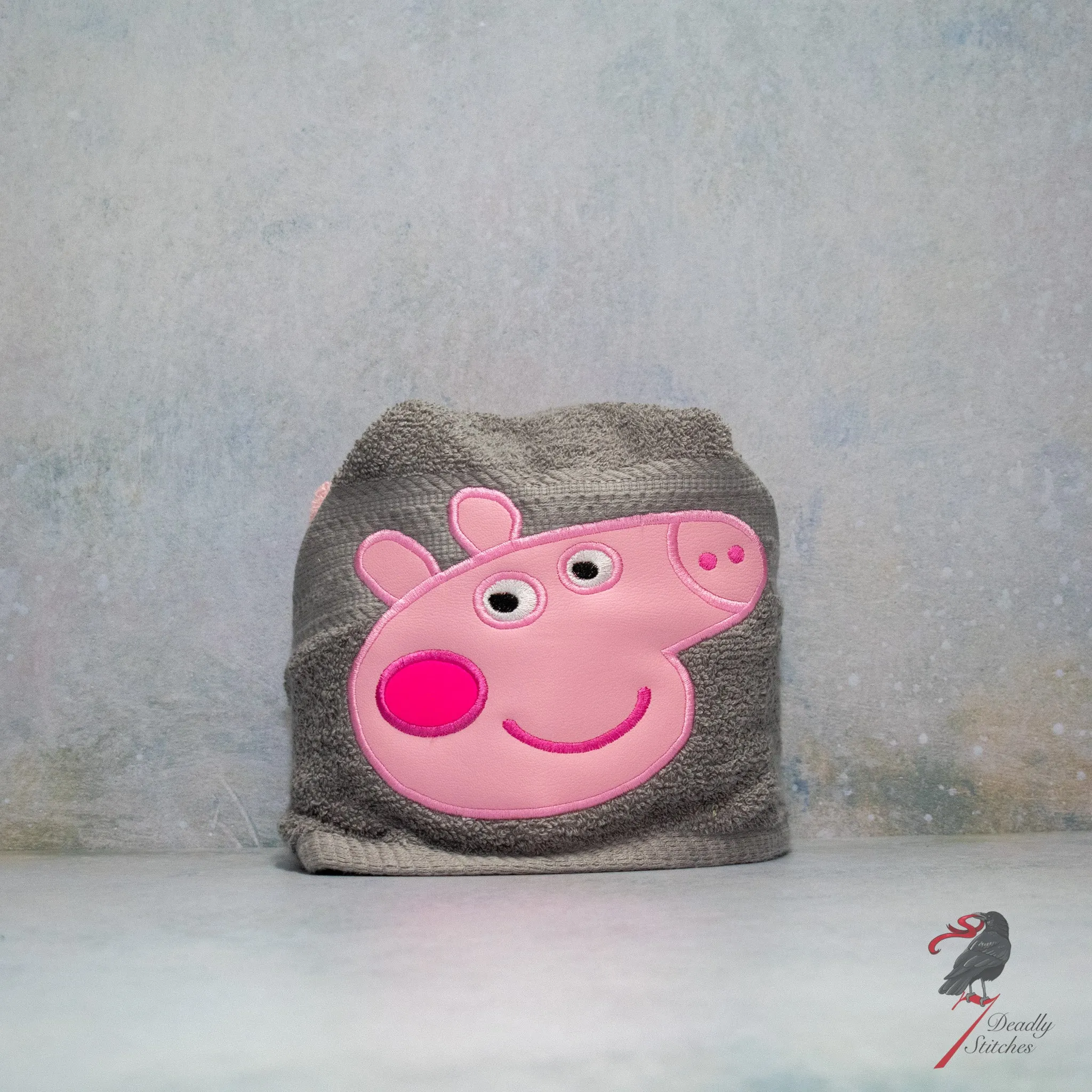 Pink Pig Hooded Bath Towel