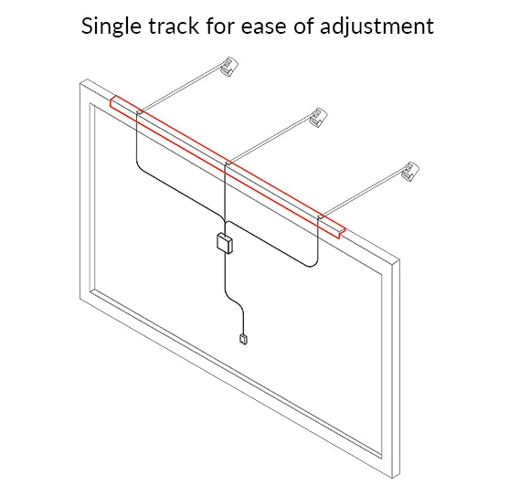 Plug-in ArtTrack: Minimally Designed Lighting for Medium to Large Artwork