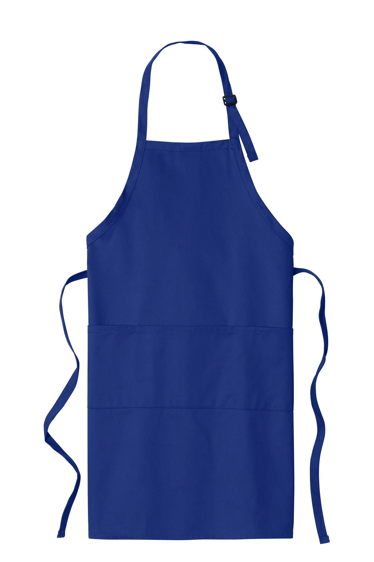 Port Authority Easy Care Customized Extra Long Bib Aprons with Stain Release, Royal