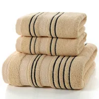 Pure Cotton Stripe Towel Bale