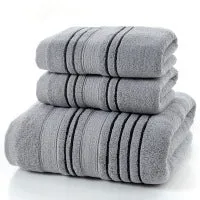 Pure Cotton Stripe Towel Bale