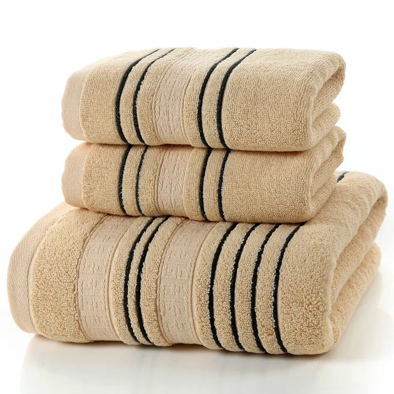 Pure Cotton Stripe Towel Bale