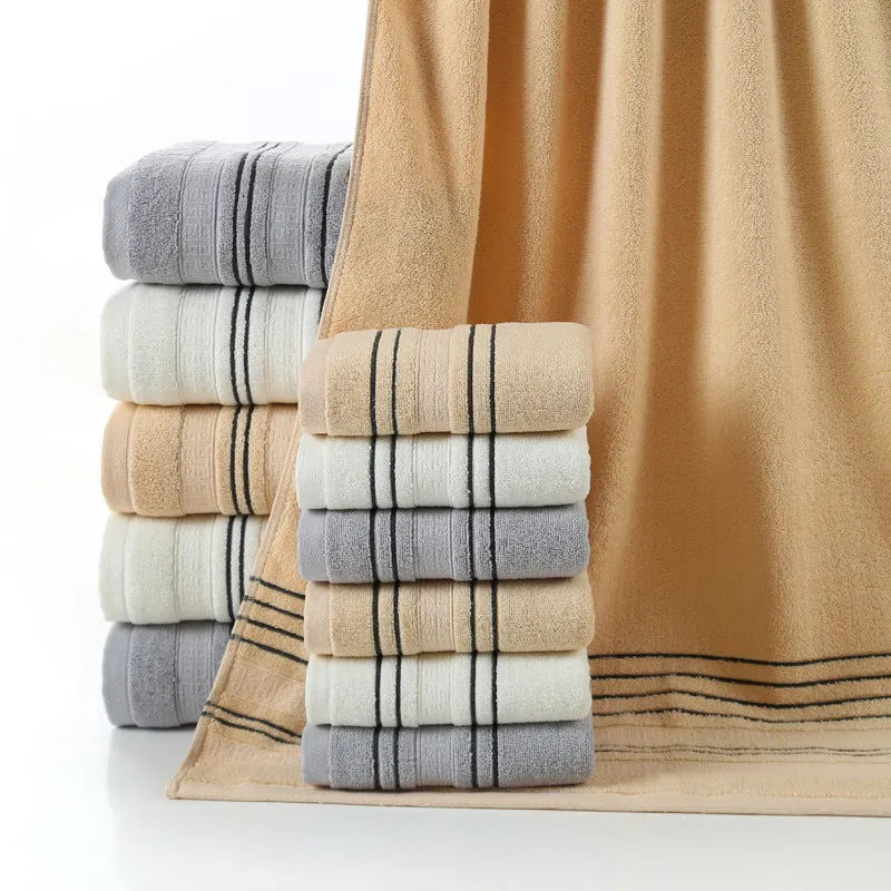 Pure Cotton Stripe Towel Bale