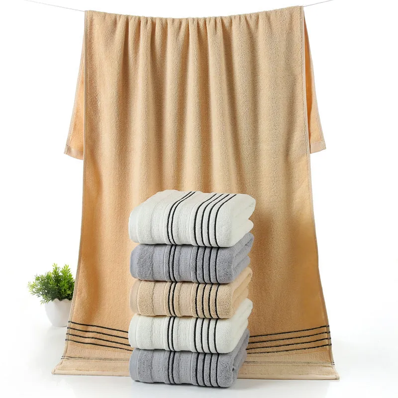 Pure Cotton Stripe Towel Bale