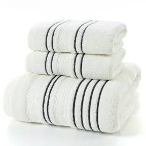 Pure Cotton Stripe Towel Bale