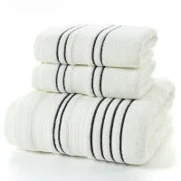 Pure Cotton Stripe Towel Bale