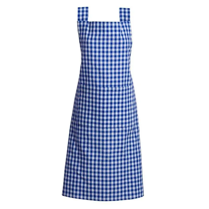 RANS Gingham Blue Apron