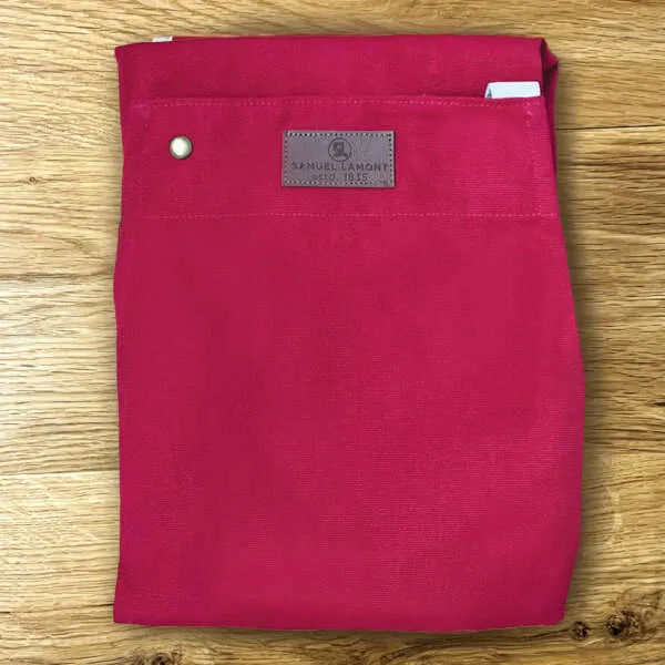 Red Cotton Canvas Apron