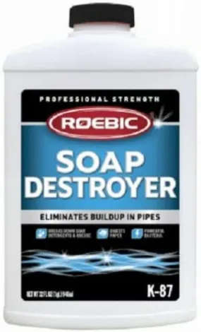 Roebic K-87SD-Q4 32oz SGP Soap Grease & Paper Digester Drain Septic Tank Cleaner - Quantity of 3