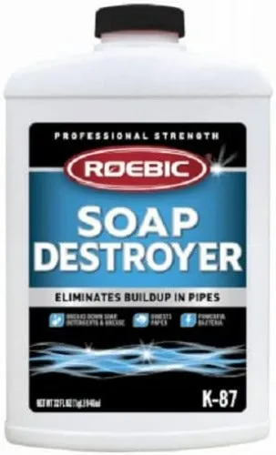 Roebic K-87SD-Q4 32oz SGP Soap Grease & Paper Digester Drain Septic Tank Cleaner - Quantity of 3