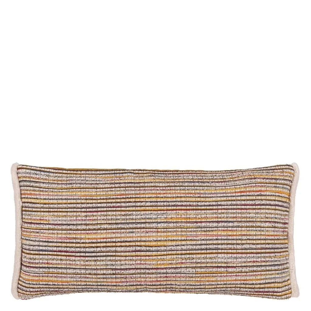 Sakiori Ochre Decorative Pillow by Designers Guild