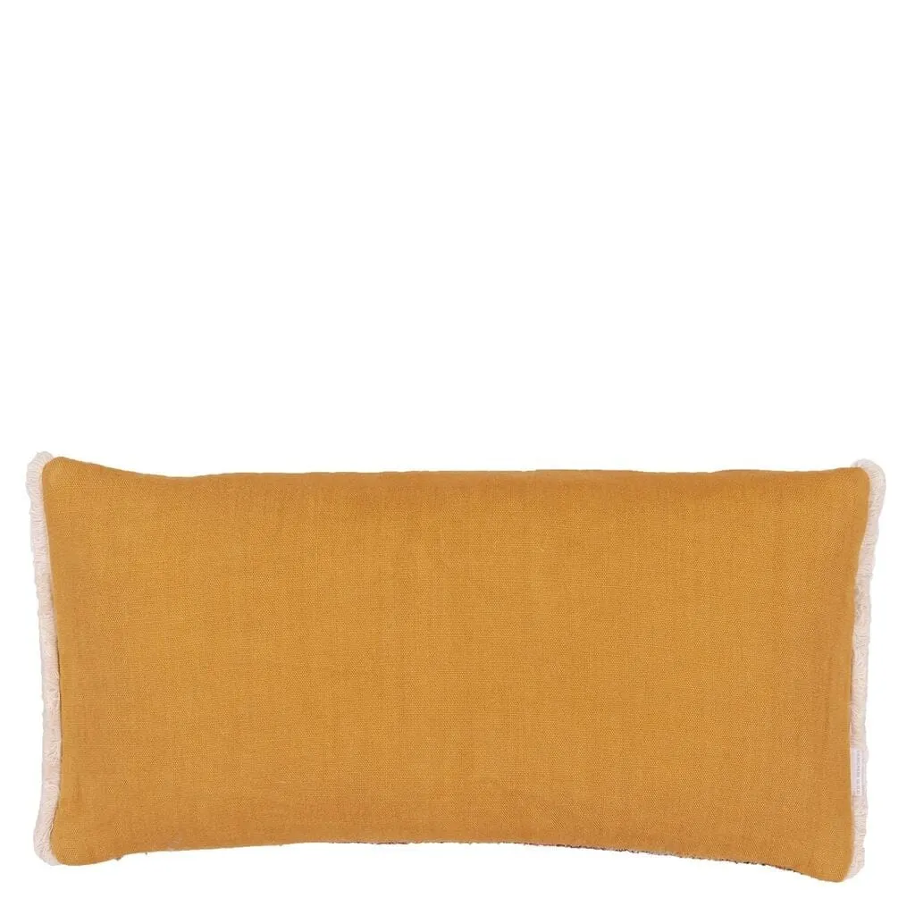 Sakiori Ochre Decorative Pillow by Designers Guild