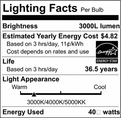 Satco S11724 - 48 inch LED Linear Recessed Downlight - 40 Watt - Selectable CCT