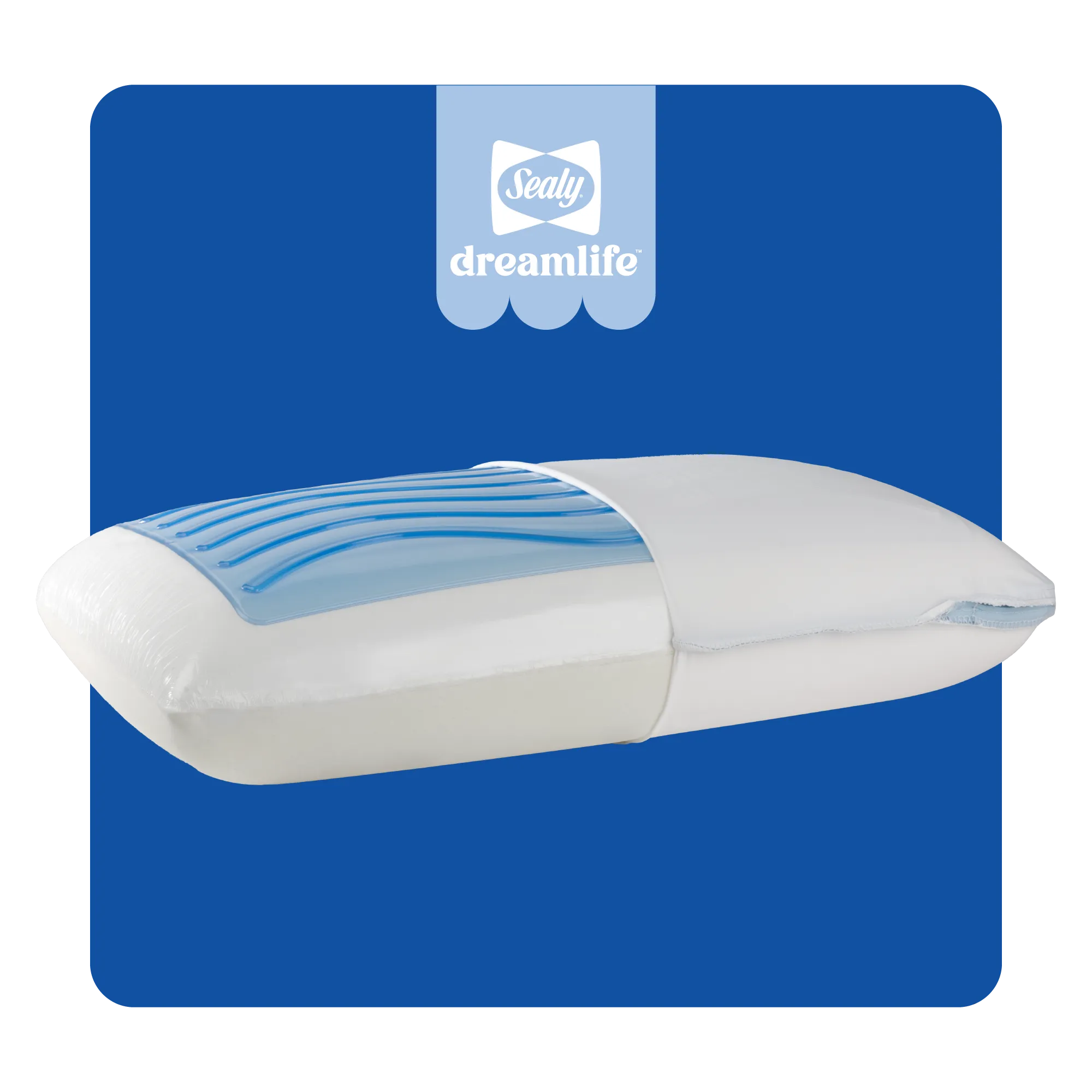 Sealy® Dreamlife™ Memory Foam Gel Pillow - Standard Size