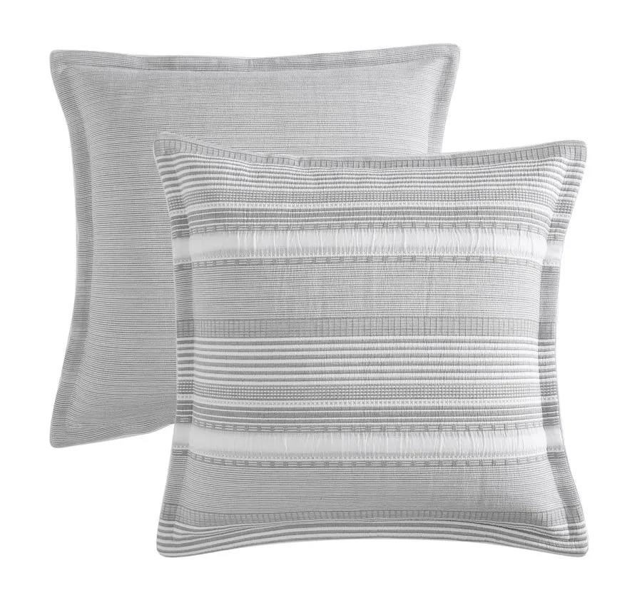 Sinclair European Pillowcase Silver