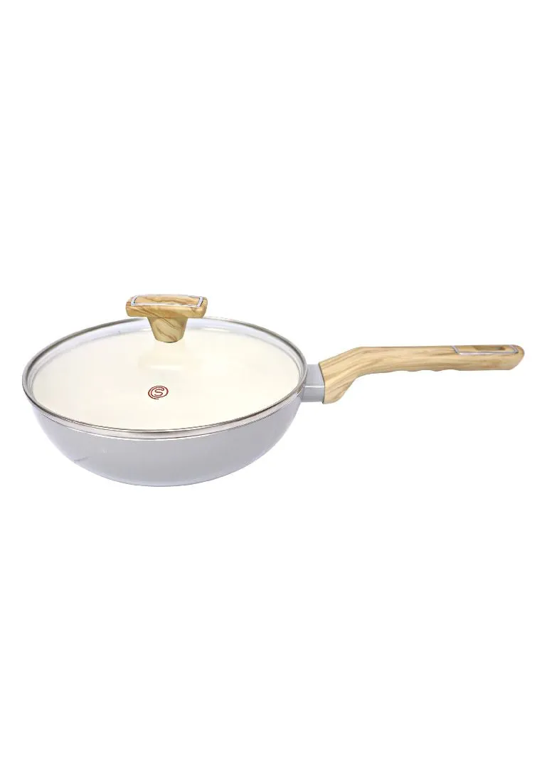 Slique Element Collection Ceramic Wok 24cm