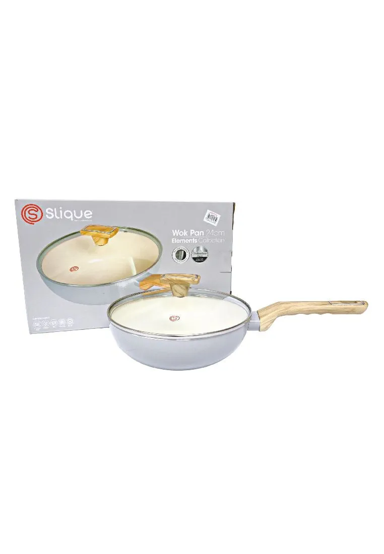 Slique Element Collection Ceramic Wok 24cm