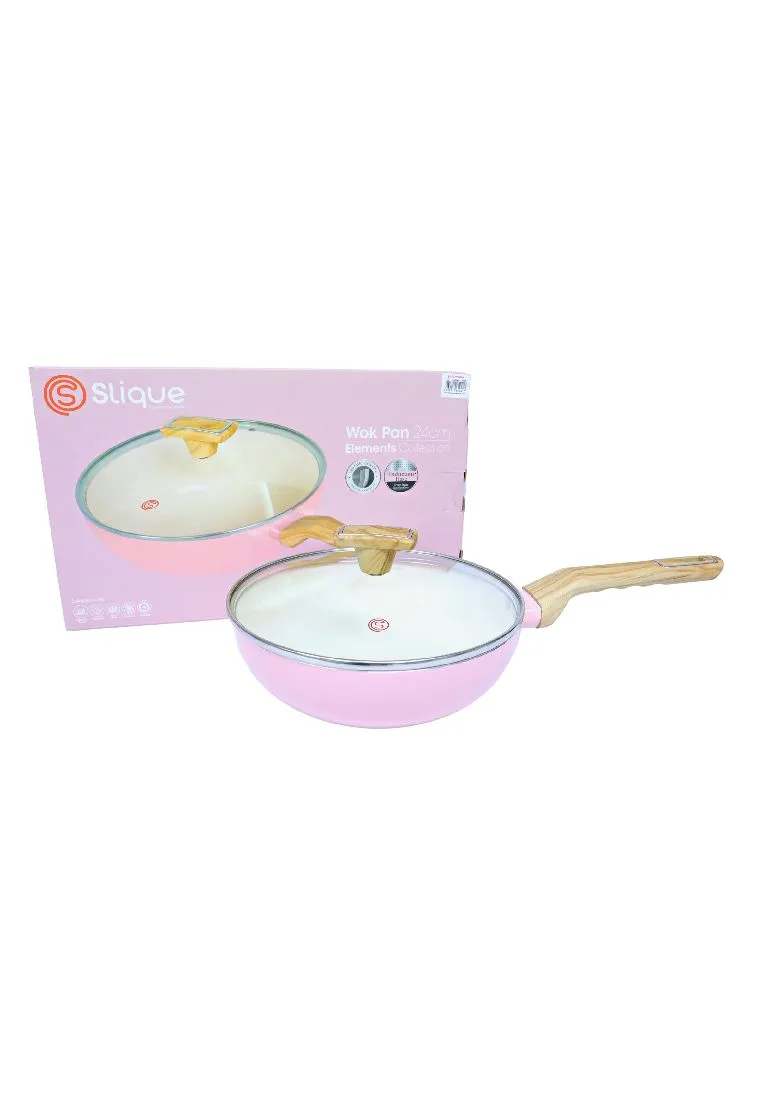 Slique Element Collection Ceramic Wok 24cm