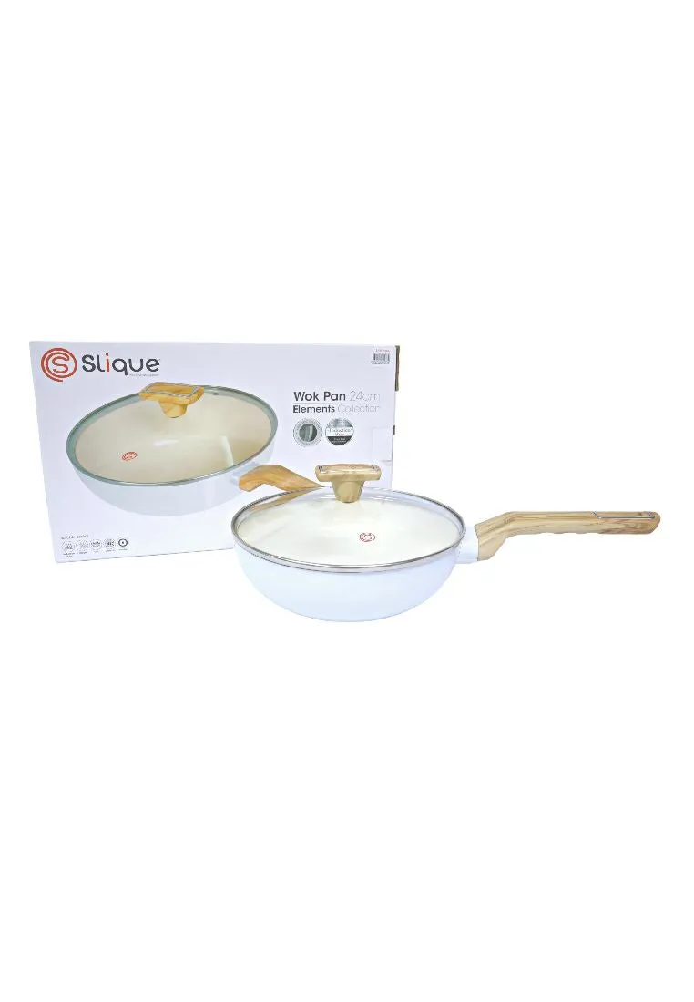 Slique Element Collection Ceramic Wok 24cm