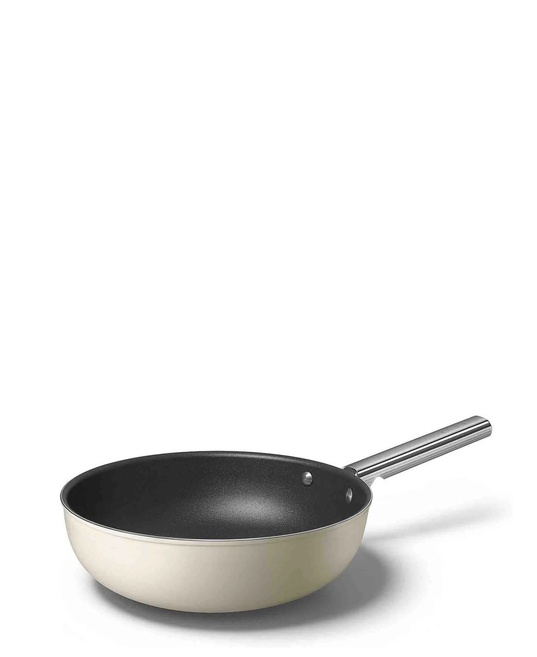 Smeg 30cm Wok - Cream