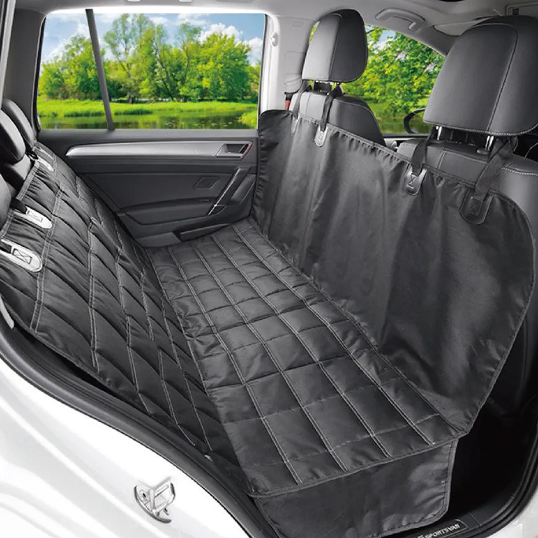 SOGA 2X Luxury Car Trunk Pet Mat Cargo Liner Waterproof Seat Cover Protector Hammock Non Slip Pet Travel Essentials