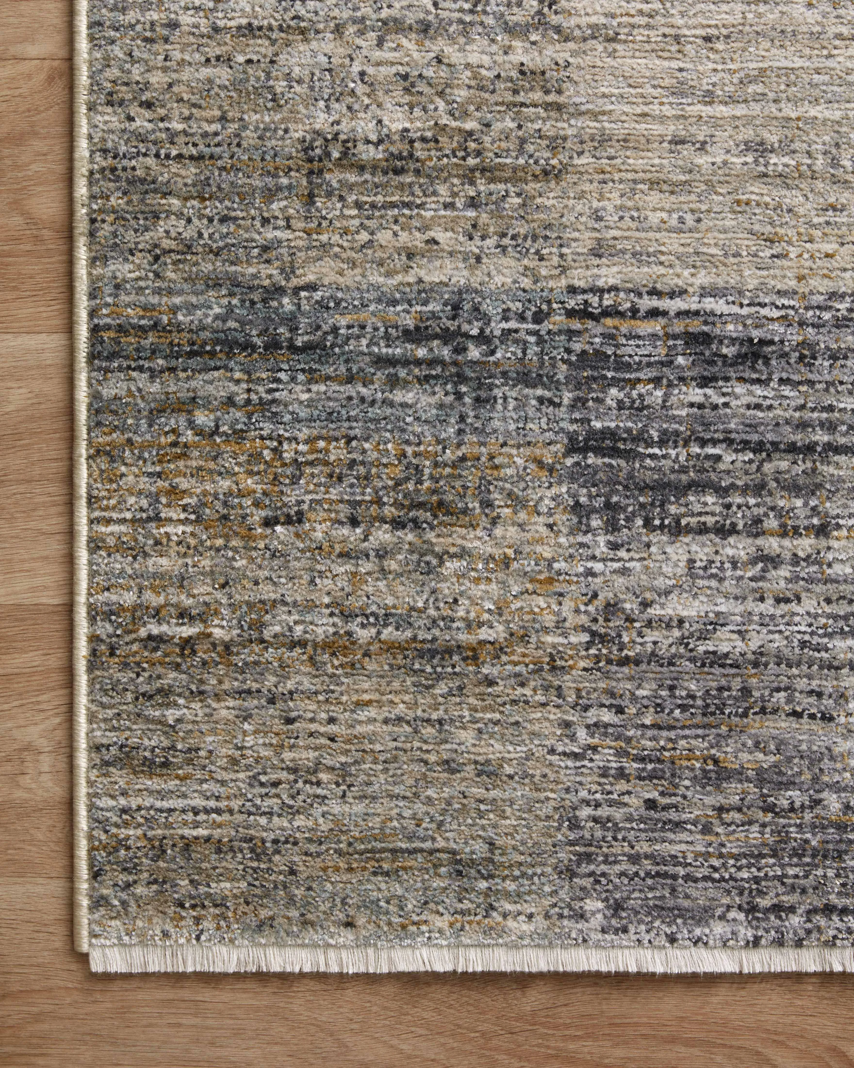 Soho Rug- Grey / Gold