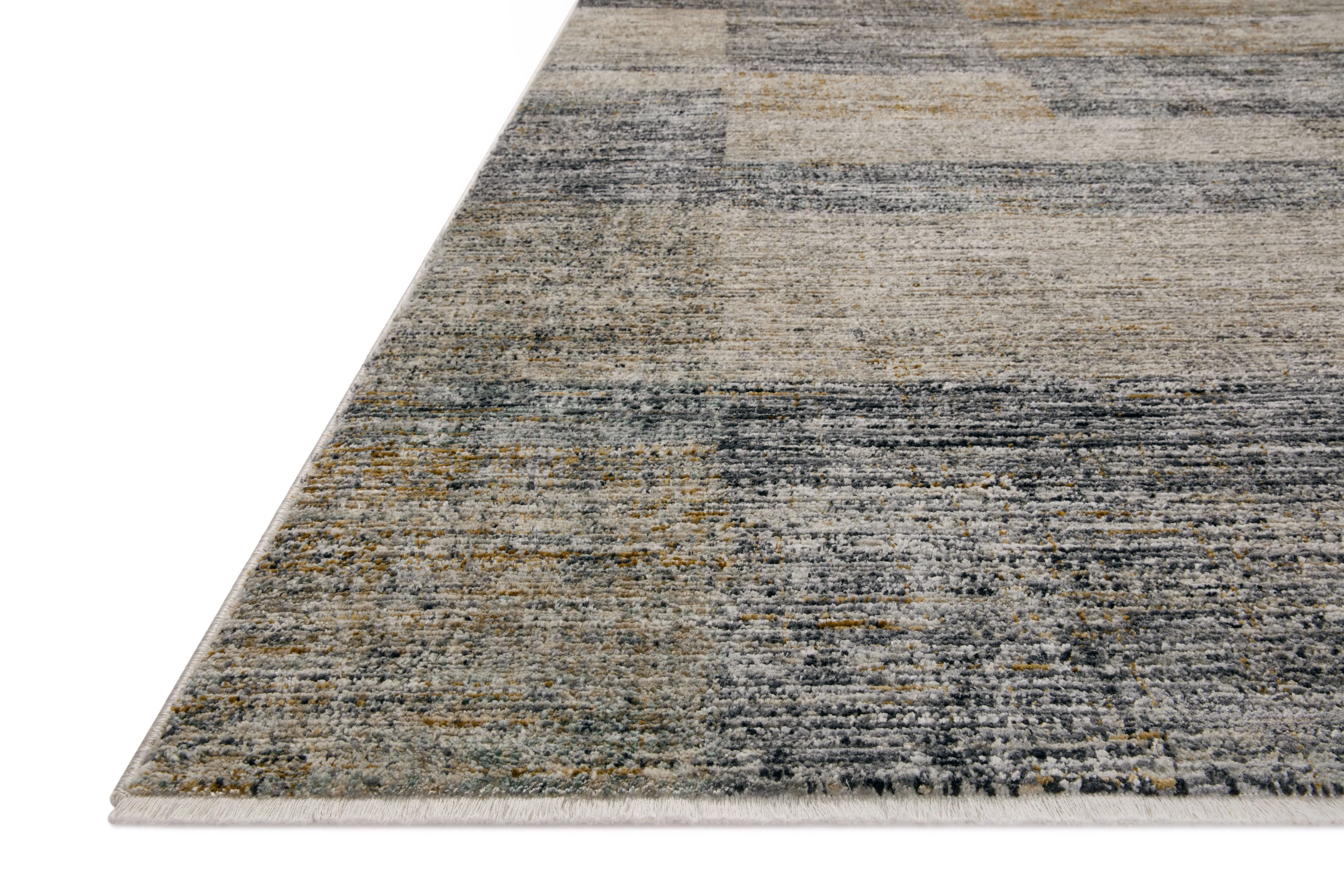 Soho Rug- Grey / Gold