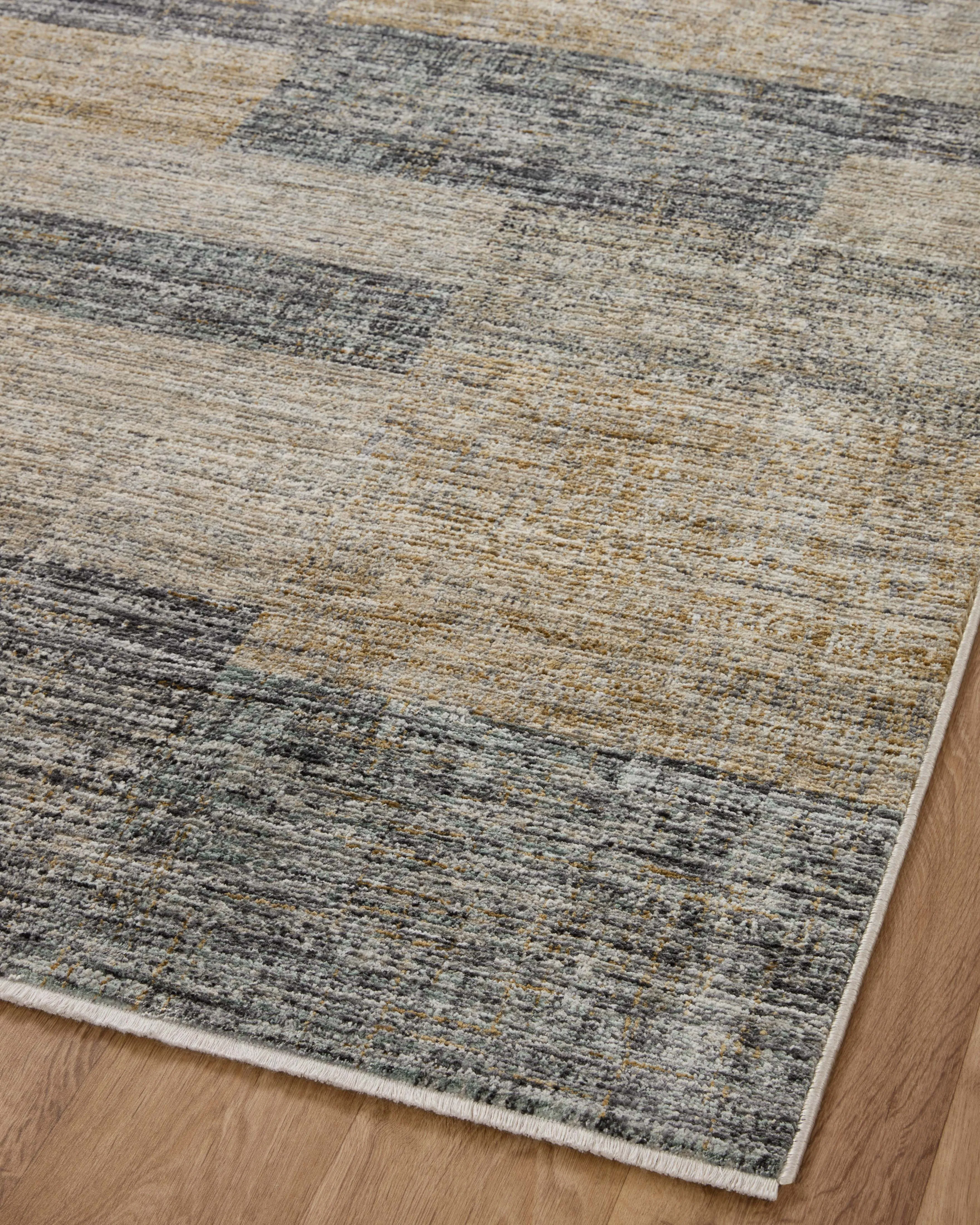 Soho Rug- Grey / Gold