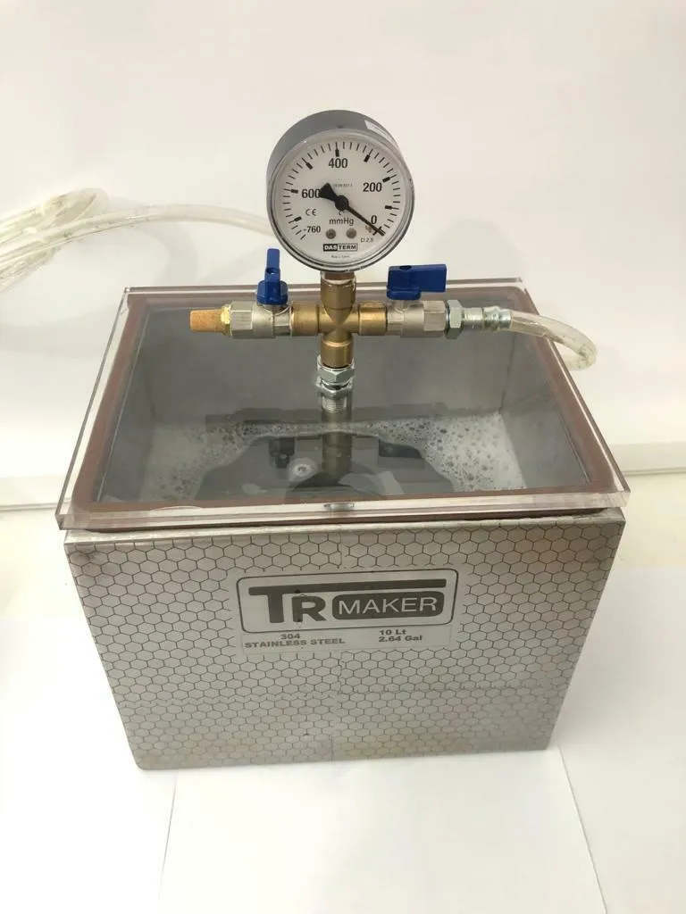 Stainless Steel Vacuum Degassing Chamber Kit