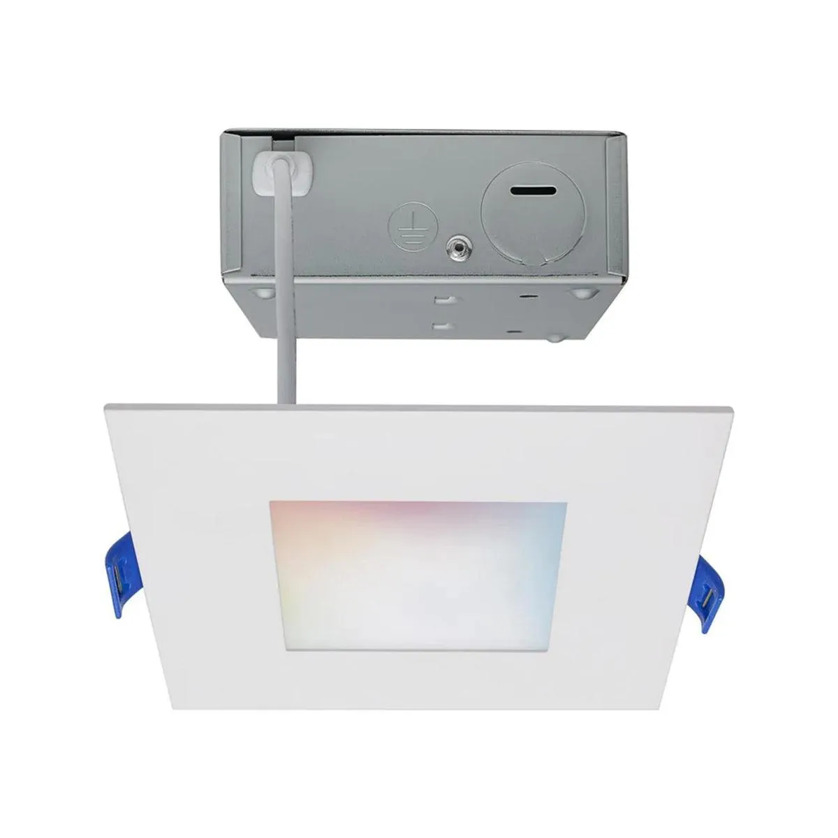 Starfish 4" Square Smart LED Recessed Light, 540lm, Color and Tunable White, Flat Trim