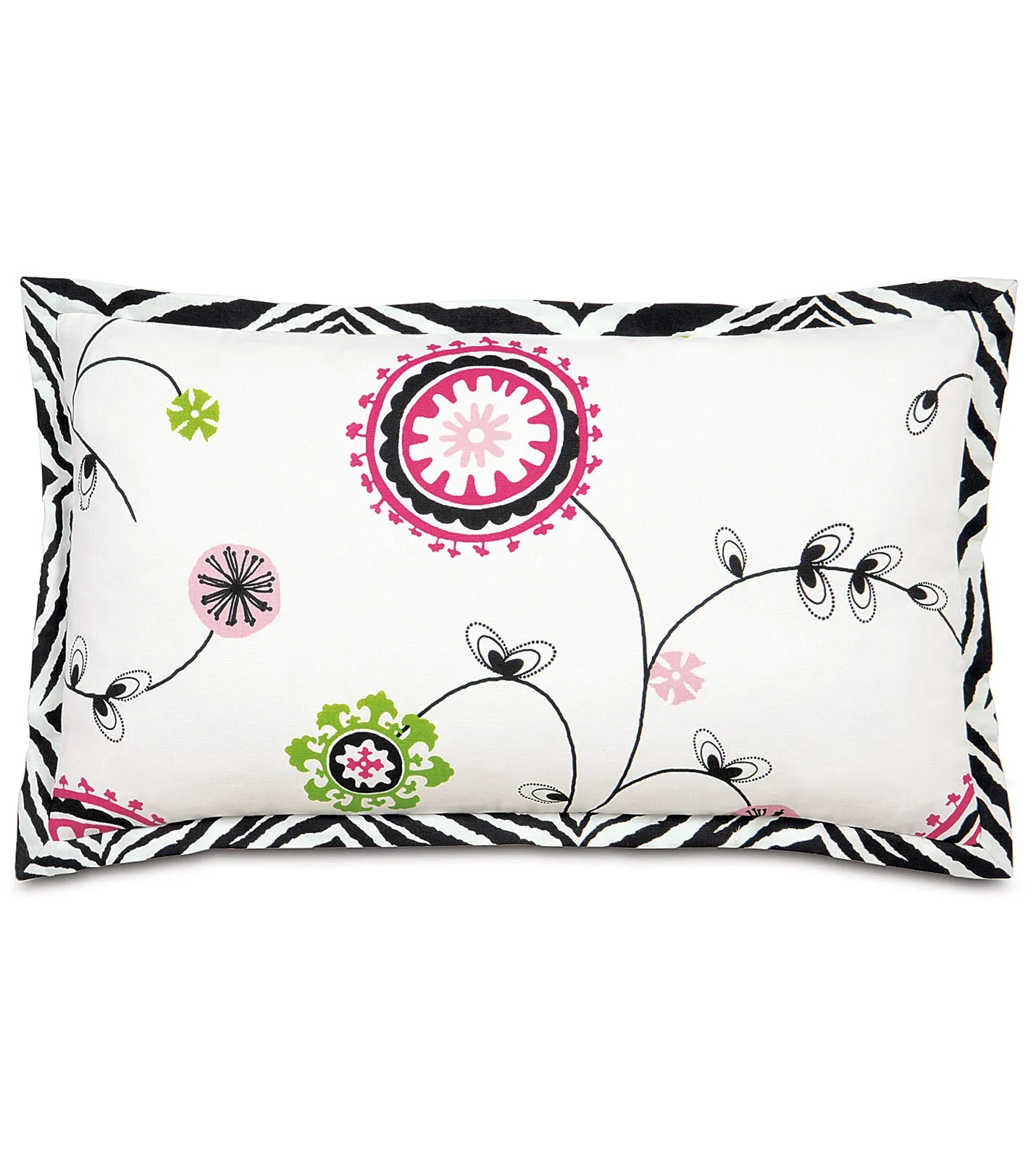 Talulla Flirty Floral Lumbar Pillow Cover 15x26