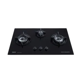 Tecno-T833TRSV 3-Burner 86cm Tempered Glass Hob