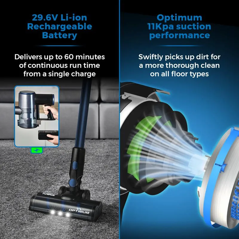 Tower VL100 Optimum Cordless Vacuum Cleaner