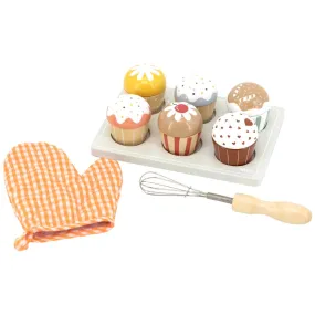 TRYCO WOODEN CUPCAKE SET