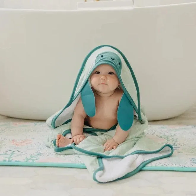 Turtle Character Hooded Towel - Wade