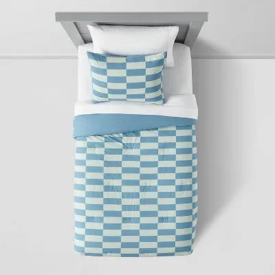 Twin Comforter Set Checkers - Pillowfort