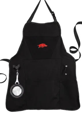 UoA Grill Apron in Black by Evergreen