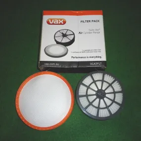 Vax Genuine VCAPH1500 Air Cylinder Hepa Filter Set - Part No. VCATFLT