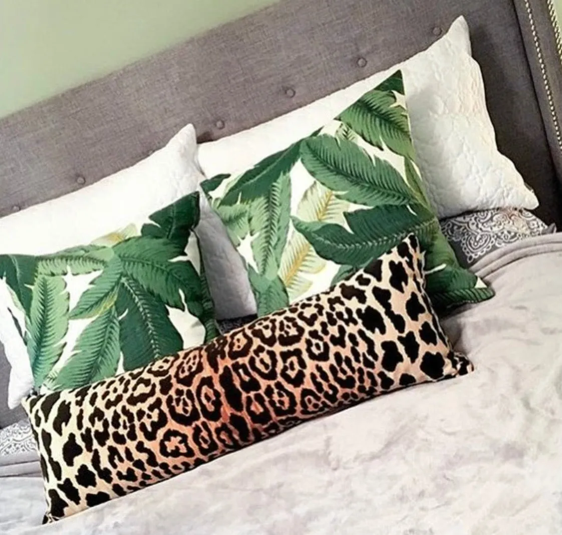 Velvet Leopard Pillow / Animal Pillow Cover / Velvet Cheetah Pillow / Hollywood Regency Pillow cover