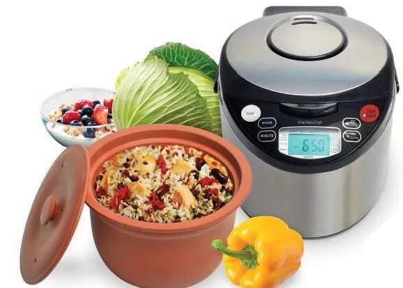 VitaClay Gourmet Rice N' Slow Cooker Pro VM-7900-8