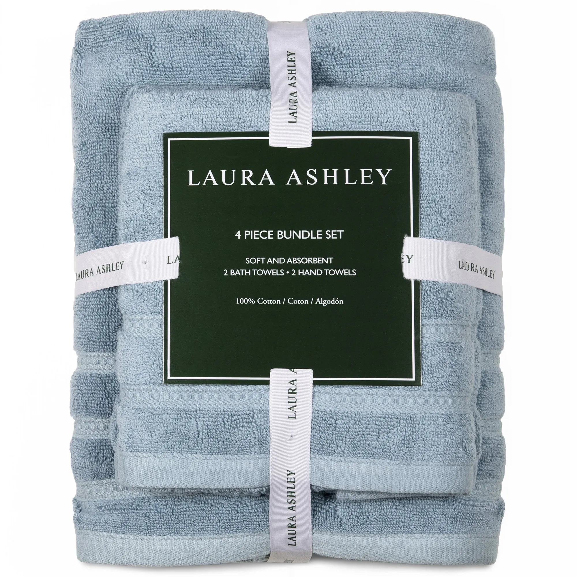 Wakefield 4 Piece Bathroom Towel Set by Laura Ashley